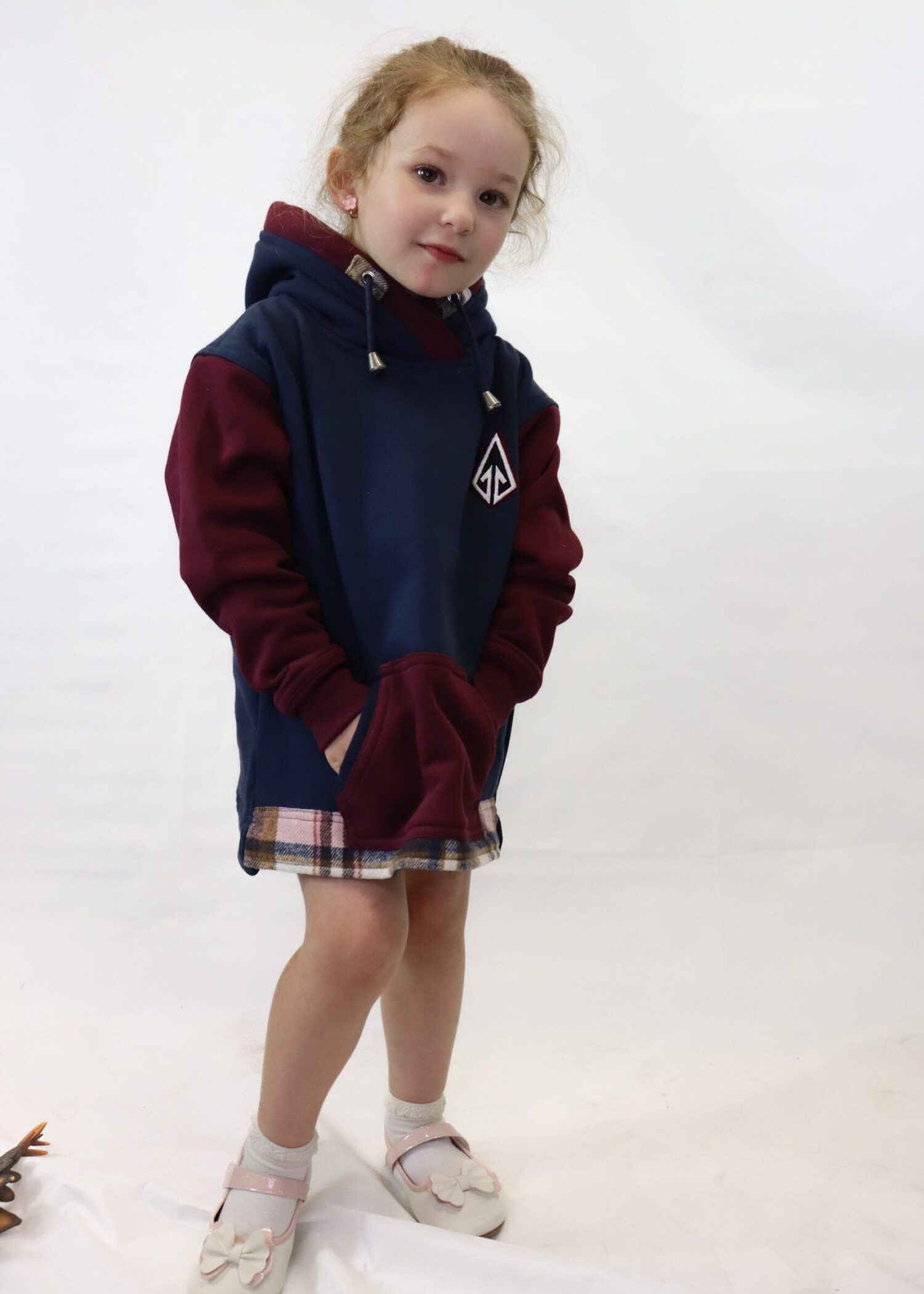 Kids Pink Check Design